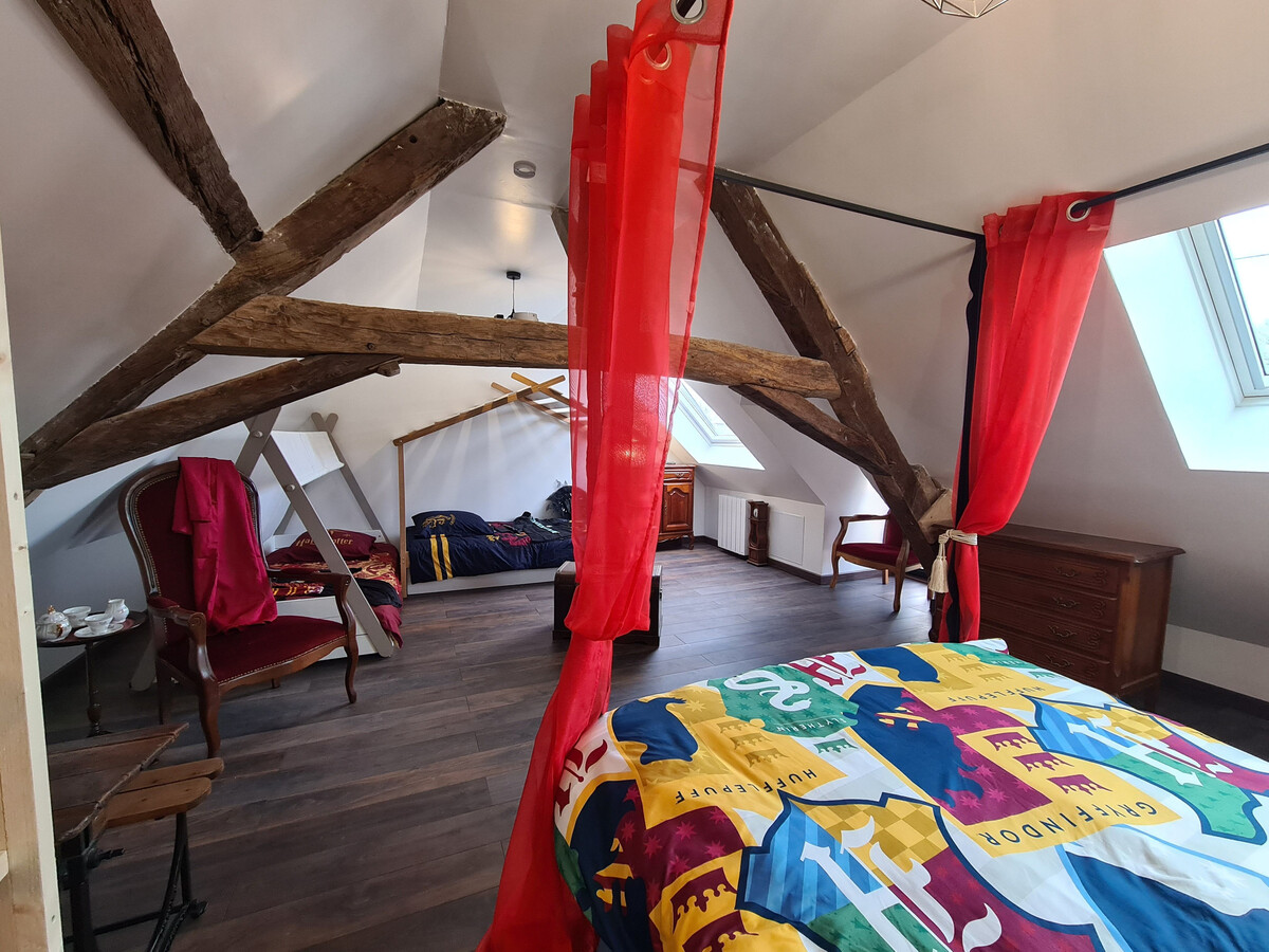 Gîte thème sorciers à Chitray, piscine et forêt - Photo 23