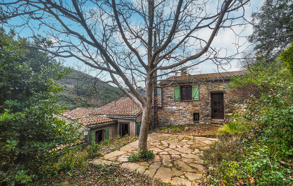 Maison en pierre 6 personnes à Olargues, terrasses et cheminée - Photo 5