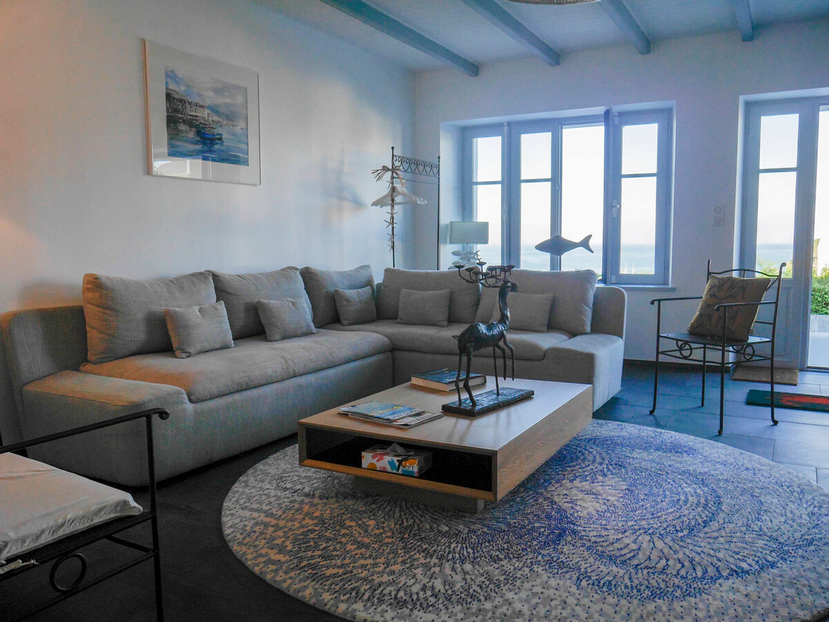 Maison contemporaine Sauzon, vue mer et port - Photo 4