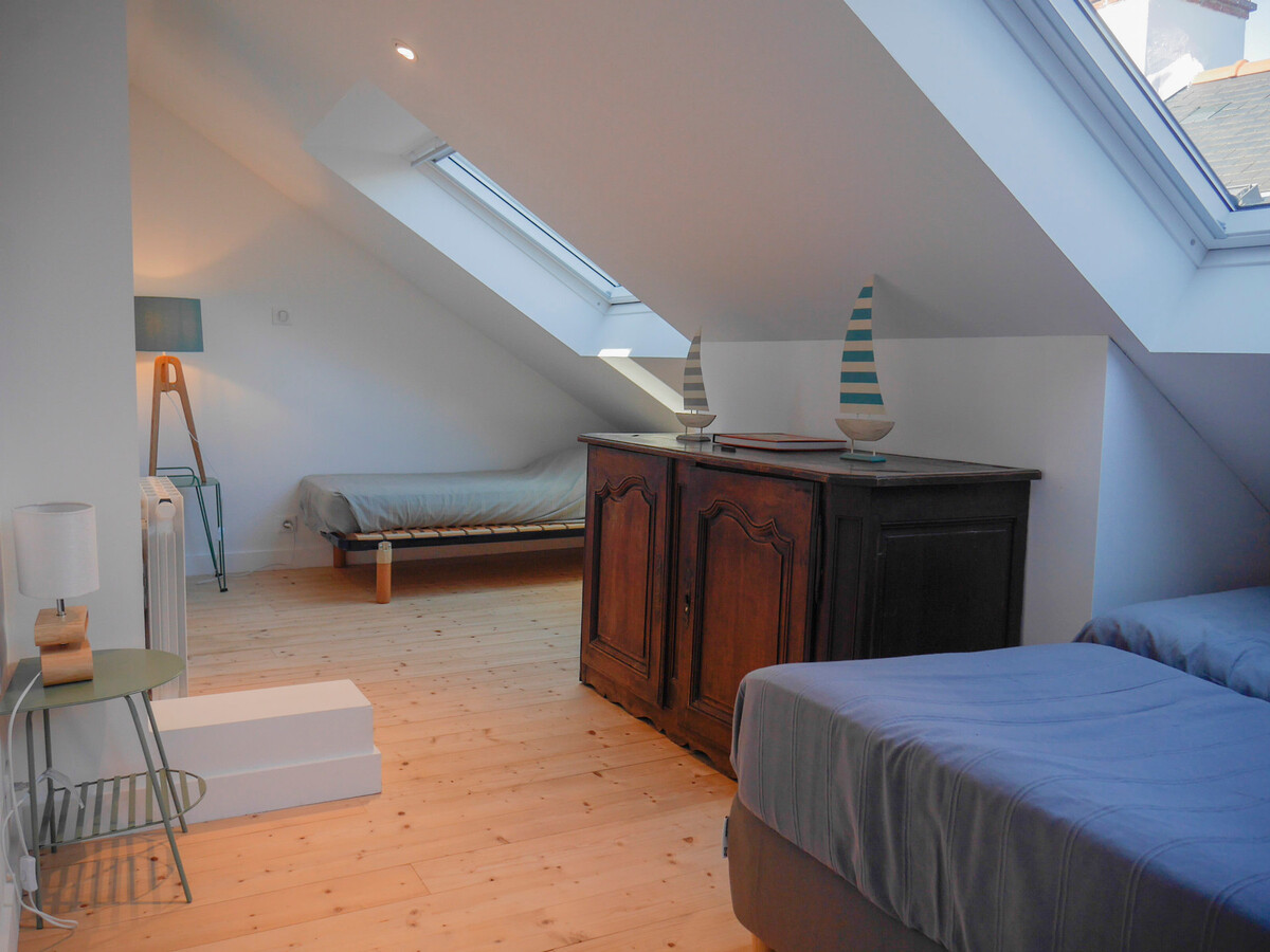 Maison contemporaine Sauzon, vue mer et port - Photo 13