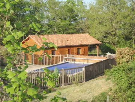 Le Noisetier - Chalet 3 pièces avec piscine à Loupiac - Photo 5
