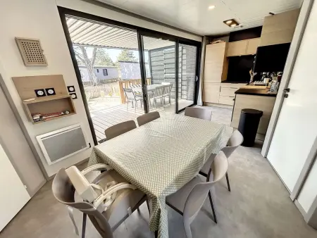 Chalet de standing, 7 couchages, piscine chauffée, proche plage et commerces, WIFI inclus - Photo 5