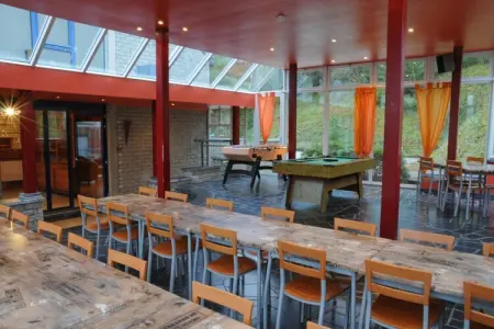 Maison Écureuil 20 pax à Bohon : sauna et parc : photo 3