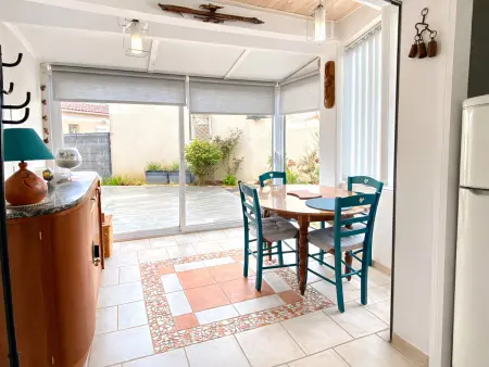 Maisonnette 2 chambres avec jardin, à 700m de la plage : photo 12