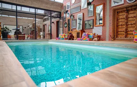 Maison 10 personnes à Breuillet, piscine intérieure et sauna : photo 9