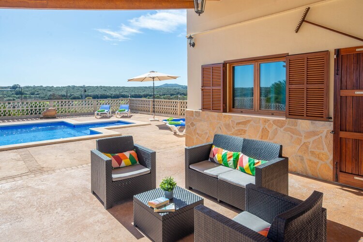 Villa Vista Sol à Ariany : piscine sel 10x5m, 2 ch. - Photo 18