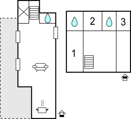 Maison 6 pers. Côte d'Émeraude, randonnées à pied : photo 26