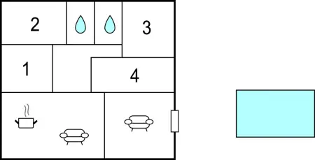 Maison 8 pers. avec piscine à 100 m de la plage : photo 47