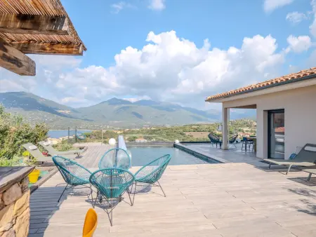 Villa de luxe avec piscine chauffée et vue mer, confort et élégance à Propriano : photo 4