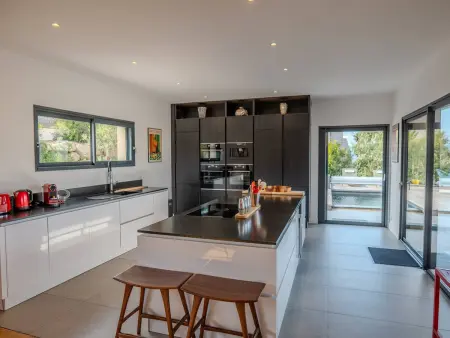 Villa de luxe avec piscine chauffée et vue mer, confort et élégance à Propriano : photo 8