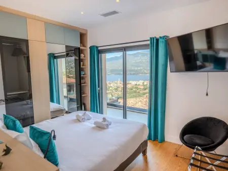 Villa de luxe avec piscine chauffée et vue mer, confort et élégance à Propriano : photo 13