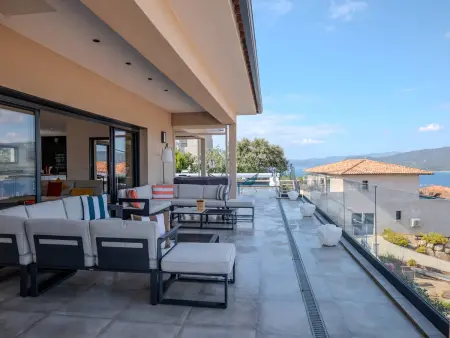 Villa de luxe avec piscine chauffée et vue mer, confort et élégance à Propriano : photo 16