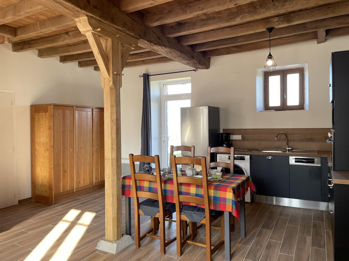 Gîte à la ferme, 4 pers., pierres et poutres à Ygrande - Photo 12