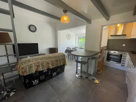 Maison rénovée climatisée, jardin à 1000m de la plage - Photo 14
