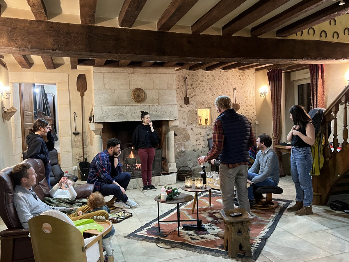 Gîte Mainferme : 14 pers., cheminée, étang privé - Photo 5