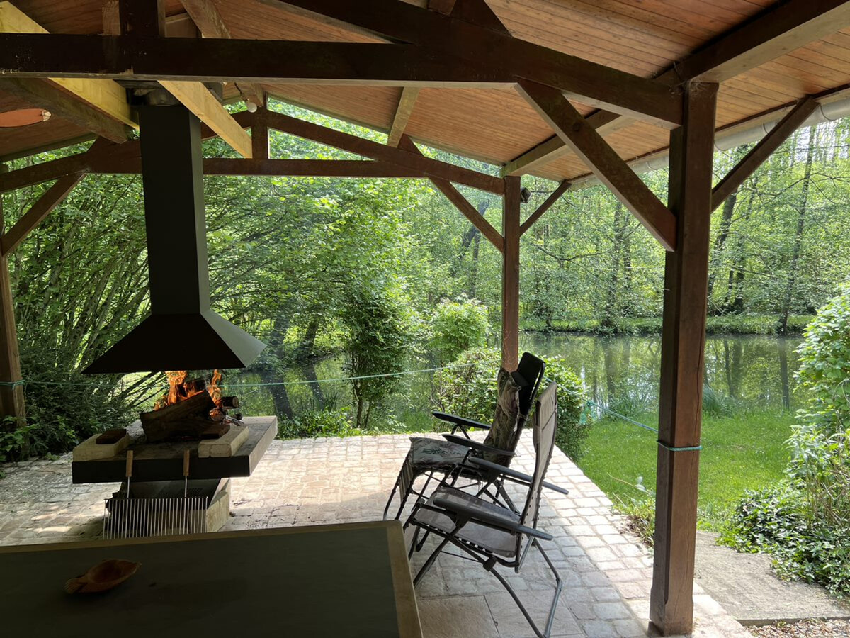 Chalet à l'étang - Pêche No Kill et nature en Perche - Photo 4
