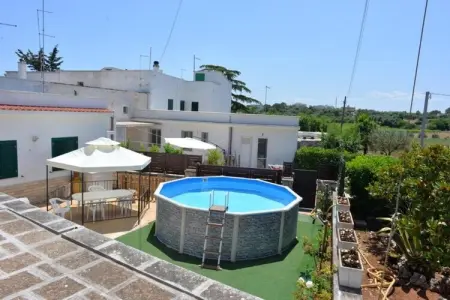 Location maison à Cisternino, Maison en Apulie avec piscine et terrasse
