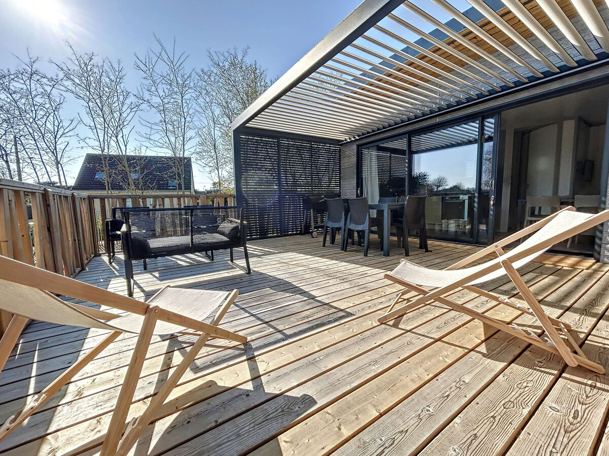 Chalet 6 pers. Jullouville - Piscine chauffée et terrasse 28 m² - Photo 21