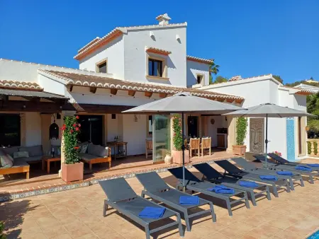 Villa Lantana – Javea, piscine chauffée et vue montagne : photo 16