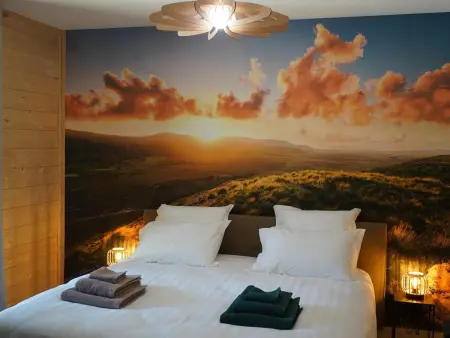 Lodge avec spa privatif et aire de jeux au Chambon-sur-Lignon : photo 6