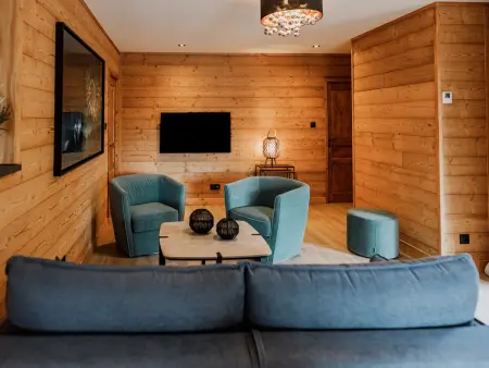 Lodge luxe golf avec bain à remous et piscine privée : photo 2