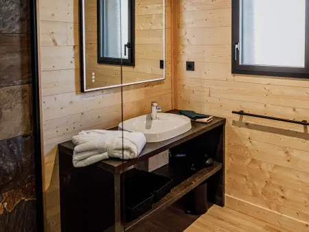 Lodge PMR avec jacuzzi privatif au Chambon-sur-Lignon : photo 12