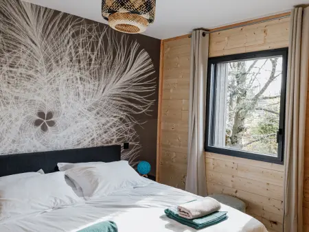 Lodge PMR avec jacuzzi privatif au Chambon-sur-Lignon : photo 13