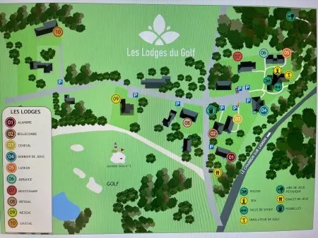 Lodge au golf du Chambon avec bain à remous privatif : photo 36