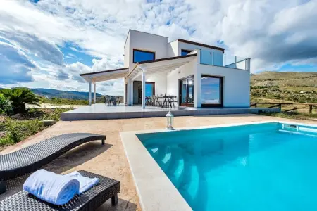 Location villa à Castellammare del Golfo, Villa à Scopello avec Vue sur Mer