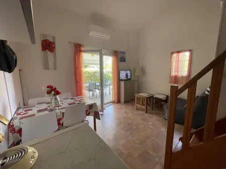Villa 3P climatisée, piscine et tennis à 200m plage : photo 9