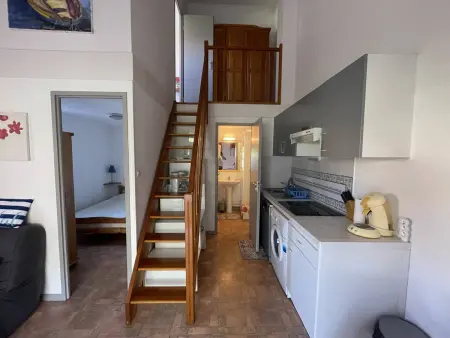 Villa 3P climatisée, piscine et tennis à 200m plage : photo 12