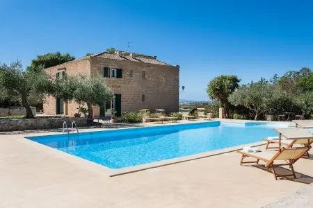 Corte del Sale Sei, Villa à Paceco avec Piscine et Vue - Photo 1