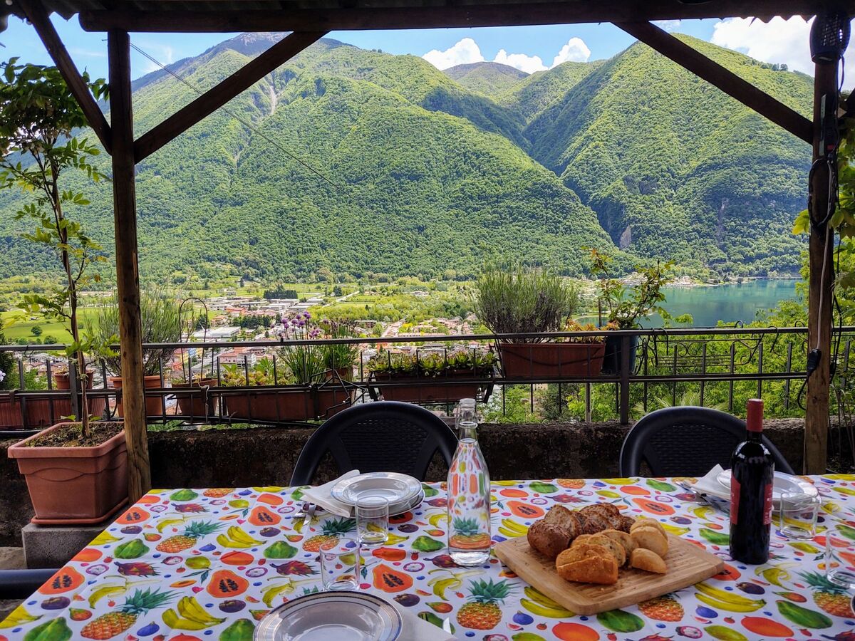 Casa Rosy, maison à Porlezza avec vue panoramique lac - Photo 3