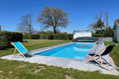 La Chauffarderie : maison 4 pers. avec piscine couverte : photo 2