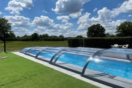 La Chauffarderie : maison 4 pers. avec piscine couverte : photo 11