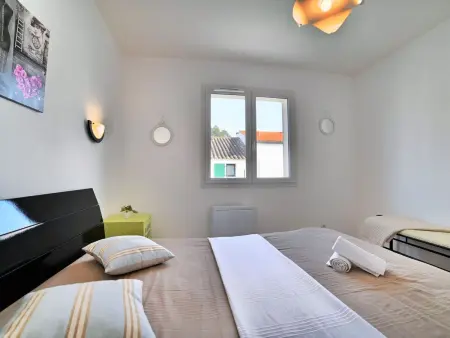 Maison Le Riveau à Dolus-d'Oléron, jardin et terrasse 25 m² : photo 13