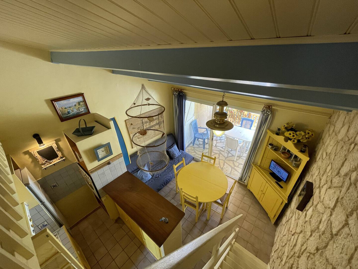 Studio cabine mezzanine avec terrasse vue marina – Saint-Cyprien - Photo 13