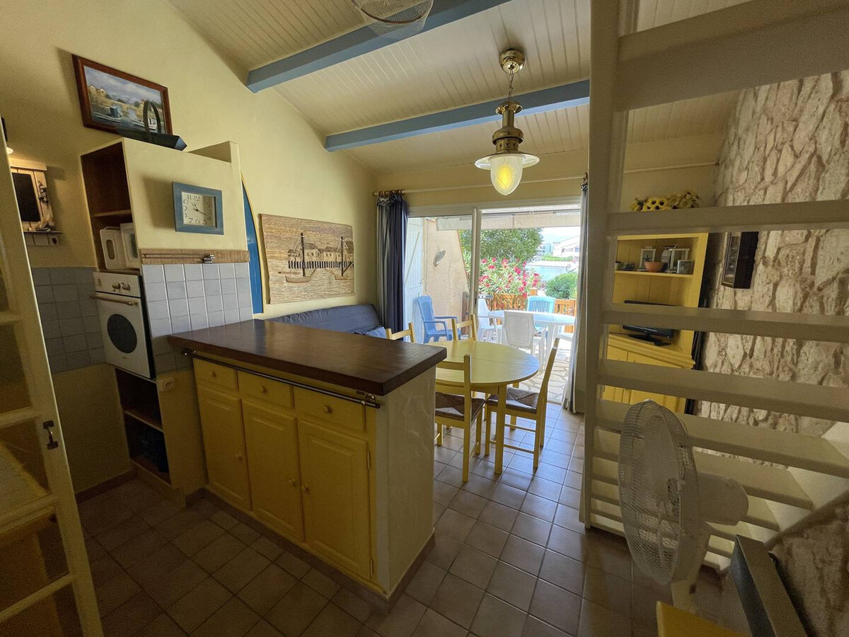 Studio cabine mezzanine avec terrasse vue marina – Saint-Cyprien - Photo 21