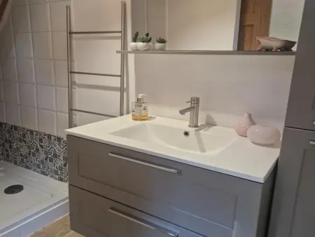 La Grande Pinède : maison avec piscine chauffée à Faucon : photo 49