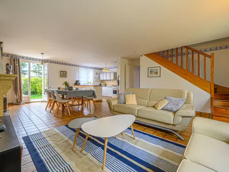 Le Large – Maison 7 pers. Saint Philibert, 800 m plage : photo 3