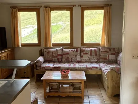 Chalet 10 pers. Plagne Soleil, animaux admis, vue piste : photo 3