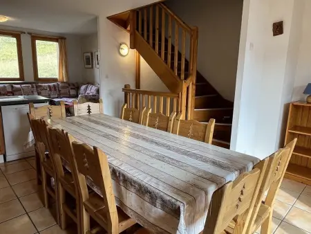 Chalet 10 pers. Plagne Soleil, animaux admis, vue piste : photo 5