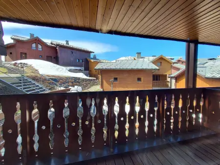 Chalet 10 pers. Plagne Soleil, animaux admis, vue piste : photo 7
