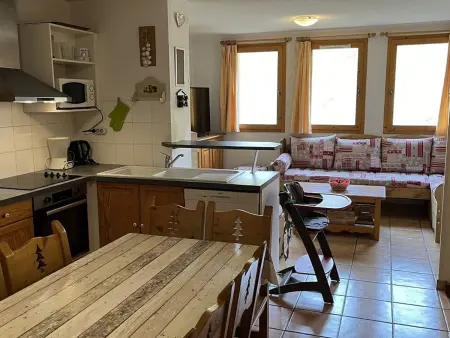 Chalet 10 pers. Plagne Soleil, animaux admis, vue piste : photo 10