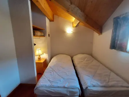 Chalet 10 pers. Plagne Soleil, animaux admis, vue piste : photo 17