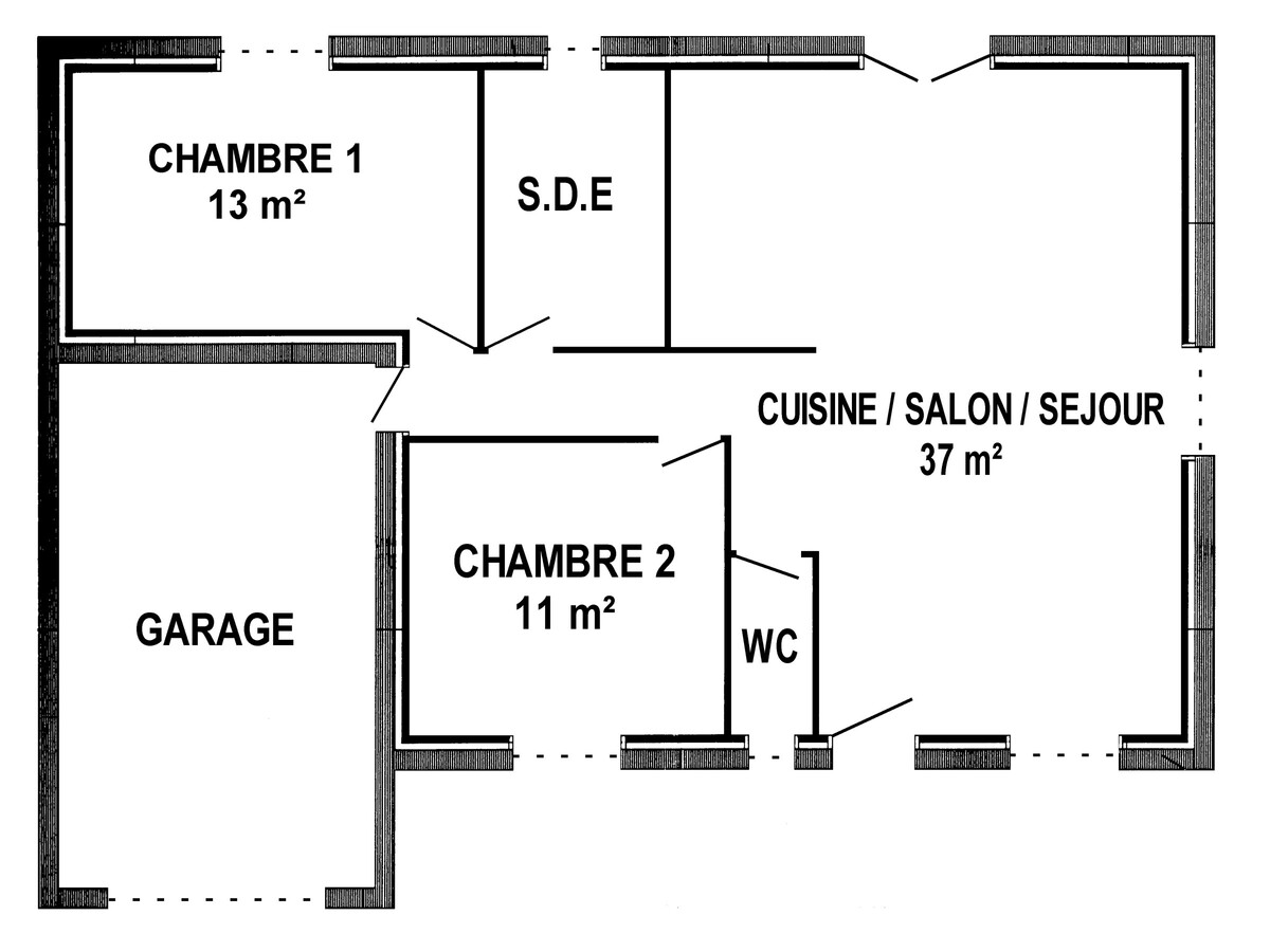 Gîte plain-pied 4 pers. Saint-Hilaire-de-Chaléons, jardin 400m² - Photo 14