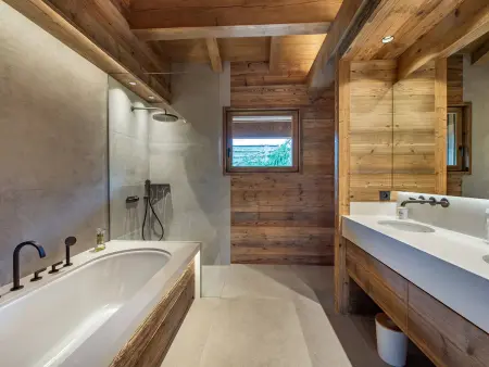 Chalet 6 chambres avec piscine intérieure et hammam à Combloux - Photo 11