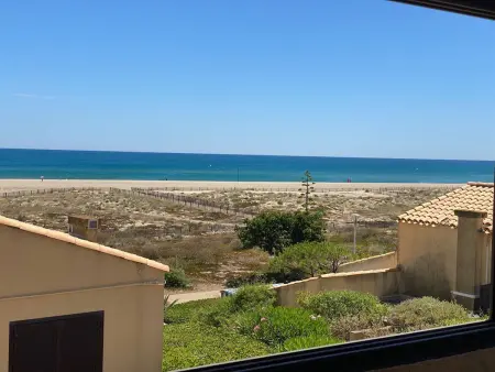 Location villa à Port Leucate, Maison T3 face à la mer, 4 pers, parking privé, plage ~500m, commerces proches
