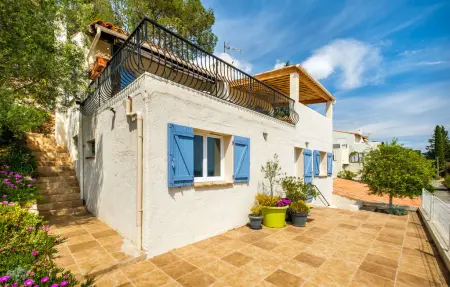 Maison 3 chambres piscine privée vue mer Roquebrune : photo 14