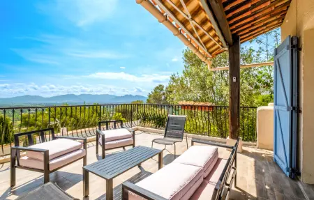 Maison 3 chambres piscine privée vue mer Roquebrune : photo 15